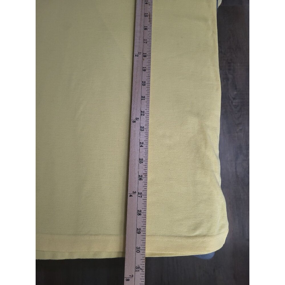Masters Collection Shirt Men's Large Pima Cotton Yellow Golf Polo Augusta - Picture 10 of 10